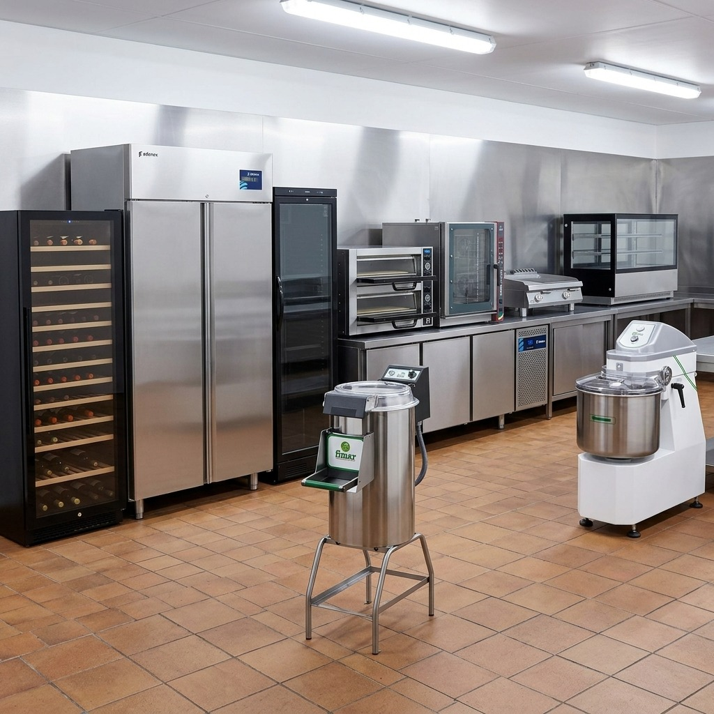 Showroom de equipamentos profissionais de cozinha